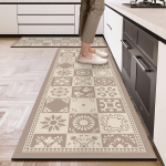 Libisemiskindel diatomiitk&ouml;&ouml;gimattide komplekt - Mustust h&uuml;lgav, Lihtsalt hooldatav, Imav, Kaheosaline jalamatt 40x60cm+40x120cm