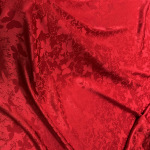 Paksustatud žakaarmustriline satiinist cheongsam-kanga &uuml;likond