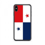 Coque iPhone - Drapeau Panama - iPhone XS Max - Souple - Mitmev&auml;rviline - TPU l&auml;bipaistev