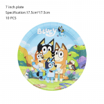 Uus Bluey S&uuml;nnip&auml;evapeo Dekoratsioon Lateksist &Otilde;hupallid Bingo Alumiiniumfooliumist &Otilde;hupall &Uuml;hekordsed N&otilde;ud Laste S&uuml;ndmuse Tarvikud Taust Other