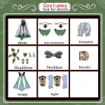 Ysir Rohu Jumal Nahida Cos Tikand M&auml;ng Anime R&otilde;ivad Naiste Cosplay T&auml;iskomplekt XL