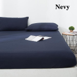 Igas suuruses sile veekindel madratsikaitse Boxile Spring Four Seasons madratsi kate Lutikatekindel h&uuml;poallergeenne madratsi kate Sheet 160X200x30cm tumesinine