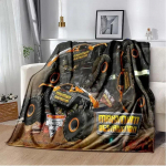 Monster Jam Grave Digger Truck Hot Wheels Diivanitekk Kerge soe isolatsioonitekk Voodi Kontor Auto p&otilde;lvekaitsmed Viskatekk 40x50in