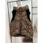 Naiste Talvine Suur Suurus Paksenenud Udusulejakk Vest Lukuga Mudelid Varrukateta Vaba Kapuutsiga &Uuml;hev&auml;rviline Vest Mantel 3XL parkkoor