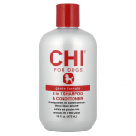 CHI koertele, 2-&uuml;hes &scaron;ampoon ja palsam, &otilde;rn koostis, koertele, 473 ml (16 fl untsi)