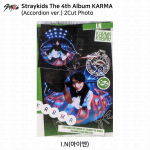 Stray Kids 4. album Karma L&otilde;&otilde;tspilliversioon Ametlik fotokaart I.N 2Cut Photo
