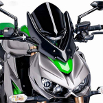 Mootorratta Tarvikud Kawasaki Z1000 jaoks Kahekordne Mulli Tuuleklaas 2014-2019 Tuuleklaas/Tuul (Must)