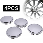 Komplekt 4 universaalset 65 mm kroomitud auto ratta keskkapslit rehvi velje rummukatte kate