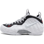 Nike Air Foamposite Pro Kroom Valge Unisex Tossud Must &Uuml;likoolipunane 624041-103 40.5
