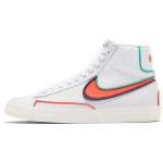 Nike Blazer Mid 77 Infinite Valge Sinine T&uuml;hjus Punane Meeste Tossud Roheline Helepunane DA7233-102 40.5