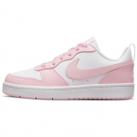 Nike Court Borough Low 2 SE GS Valge Roosa Vaht Laste Tennised DQ0492-100 40