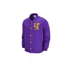 Nike NBA Courtside Los Angeles Lakers Logo Prindiga Treenerijakk Meestele Pealisr&otilde;ivad Lilla DB1440-504 S