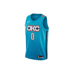 Nike NBA 18-19 Russell Westbrook City Edition S&auml;rk Thunder Nr. 0 Meeste S&auml;rgid Sinine AJ4632-445 XXL