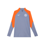 Nike Inter Milan Strike Kolmas Retro Logo Tikitud V&auml;rviplokk Kootud Pikkade Varrukatega Jalgpallis&auml;rk Meeste &uuml;laosad Hall Valge DZ0841-493 M gray