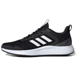 Adidas Fluidstreet Mugavad Mitmek&uuml;lgsed V&otilde;rkmaterjalist Tasakaal Madalad Jooksujalatsid Meeste Tossud Must Valge IF8650 46