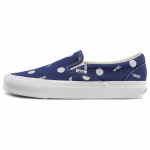 Vans Slip-On LX Madalad Rula Kingad Unisex Tossud Valge Sinine VN0A45JK84A 43