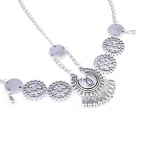 Mustlas T&uuml;rgi Boheemlaslik Peaehe India Juukseehted H&otilde;imup&auml;rane Otsaesise Tantsu Pulma Juukseaksessuaarid Boho Peapael Peaehted sliver