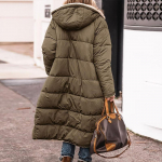 Naiste 2024. aasta talvemoe riided, &uuml;lisuured soojad fliisist pikad mantlid, m&otilde;lemal k&uuml;ljel lambavillast jope 3XL armee roheline v&auml;rv