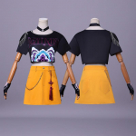 KPop Rumi Zoey Mira Cosplay Kost&uuml;&uuml;m Naistele Halloweeni Karnivali Peo Rollim&auml;ngu Kleit Komplektid S