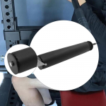 Single Leg Squat Accessories Easy Installation Steel PU Sit up Bar Foot Holder for Rack 7.5cm Diameter
