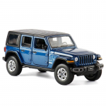 1/32 Jeep Wrangler Sahara Valatud M&auml;nguauto Mudel Maastur Miniatuur Vabad Rattad Uksed Avatavad Heli Valgus Kogumik Kingitus Poisile Lastele sinine