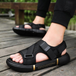 &Otilde;ues hingav mugav slip on suures suuruses lahtised kingad vabaaja meeste sandaalid suvekingad Meeste sandaalid PVC sandaalid 39