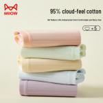 Mao Ren Women's 5-Pack Cotton Briefs with Silk Crotch XL