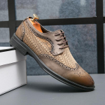 Mood Uus Mood Suvekingad Meeste Vabaajakingad V&otilde;rkv&auml;li Hingav Slip-on Lamedad Meeste &Auml;ri Derby Kontorikingad S&otilde;idukingad 38 pruun