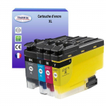 Cartouches compatibles - T3AZUR - LC427XL - 4 pi&egrave;ces - 6000 pages (Noir) - 5000 pages (Couleur)