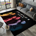 27 Stiili Central Perk Friends TV-sarja Vaip Vaip Elutuppa Magamistuppa Kodu Diivani Kaunistus, Lasteala Vaip Libisemiskindel P&otilde;randamatt 60*90cm gray