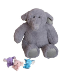 Suur pehme loom t&auml;idisega ema ja beebi j&auml;&auml;l&otilde;vi elevant pl&uuml;&uuml;sist m&auml;nguasi kaisutatav unekaaslane kingitus laste s&uuml;nnip&auml;evadeks kodu kaunistus 50cm Elephant gray