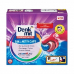 Denkmit Color 3-in-1 Aktiivne pesuvahend 22 kapslit