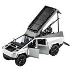 1/24 Tesla Cybertruck Matkaauto Maastikuauto Sulamist Valatud Metallist Mudelauto Heli ja Valgusega Laste M&auml;nguauto Kingitus S&otilde;brale Kingitus h&otilde;be