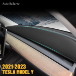 Tesla Model Y 2022 2023 sisemised auto tarvikud Armatuurlaua matt Armatuurlaua dekoratiivne padi Valgustuskindel matt Libisemisvastane model y gray