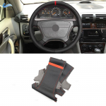 Auto roolikatte nahkkatted Mercedes Benz C CL ES klass W202 W124 W210 W140 C140 1993 1994 1995 1996 1997 punane