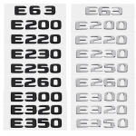 Auto pagasiruumi t&auml;hed Logo Embleem M&auml;rgid Kleebised Mercedes Benz E-klassile E200 E220 E230 E250 E260 E300 E350 E400 W212 W213 E260