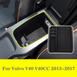 Minu hea auto Volvo V40 V40CC 2013-2017 auto keskkonsooli k&auml;etoe hoiukarbi jaoks Korraldaja kandiku tarvikud 2016 2015