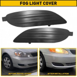 Pair Fog Lamps Bumper Light ert Cover Left + Right For Toyota 05-08 Corolla