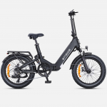 ENGWE L20 3.0 Boost Kokkupandav Elektri-Maastikuratas 250W Mootor 48V13.5Ah Aku 20-tollised Maastikurattad Rasvased Rehvid Elektriratas Alumiiniumisulamist Elektrijalgratas must