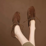 Mugavad kunstseemisnahast paeladega madalad kingad Naistele Vintage Kerged libisemiskindlad jalatsid Moodsad Mokassiinid Zapatos Para Mujer 35 pruun