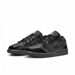 Jordan Air Jordan 1 LOW &ldquo;Black Croc&rdquo; naine must HJ7743-010 EU 36 must