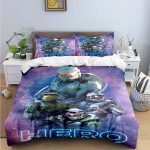 M&auml;ng H-Halo 2 Xbox Mechwarrior Prindiga Voodipesukomplektid Vooditarvete Komplekt Tekikott Vooditekkide Komplekt Voodipesu Komplekt Luksuslik Kingitus EU Single(135*200cm)3pcs