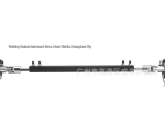 PercussionDRUMS Topeltpedaali &uuml;hendusvarras trummiraami jaoks Double pedal linkage rod (without pedal hammers) black