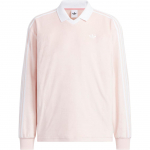 Adidas Originals Samet pehme kootud spordipolo pikkade varrukatega Unisex topid KQ5487 XS