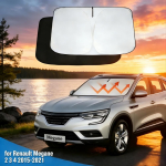 Renault Megane 2 3 4 2015-2025 esiklaasi p&auml;ikesekate P&auml;ikesekaitse P&auml;ikesesirm Kaitse Kokkupandav Blokeerib UV-kiired Hoia h&otilde;be