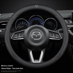 2025 Kuuma 38cm Nappa Nahast Libisemisvastane Auto Roolikate Mazda Speed 2 3 5 6 Atenza CX80 CX70 CX90 CX3 CX5 CX8 MX30 CX jaoks