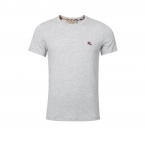 BURBERRY Puuvillane Jersi T-s&auml;rk Helehallis Melange'is Meeste 80038301 XXL