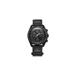 SWATCH Meeste 42mm Must Kell SO33B700 SO33B700 Black Dial