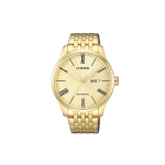 CITIZEN 50m veekindel automaatne mehaaniline liikumine kullatud roostevabast terasest rihmaga k&auml;ekell NH8352-53P Gold Dial