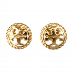 Tory Burch Double T logo metallk&otilde;rvar&otilde;ngad Naiste k&otilde;rvar&otilde;ngad Kuldne 136618-720 F,Gold